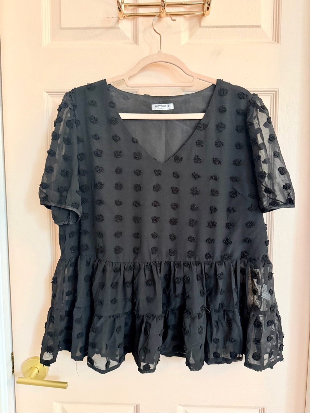 Black hotouch top